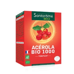 Santarome Acerola 1000 20 Comprimes Bio Vitamine C naturelle 20 Comprimes