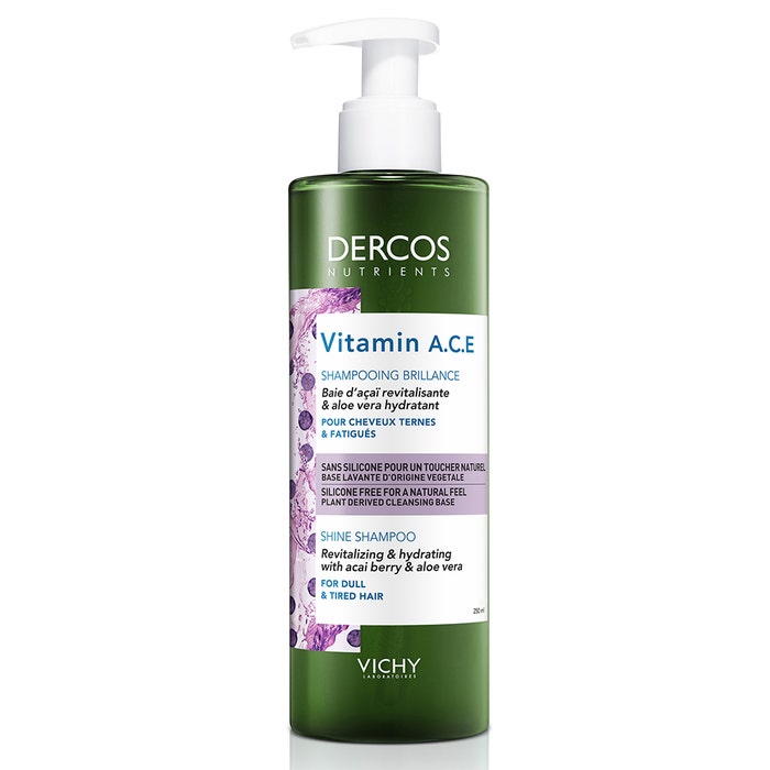 Vichy Dercos Shampoo alla Vitamine N.A.C. e Brillantezza Nutrients 250ml