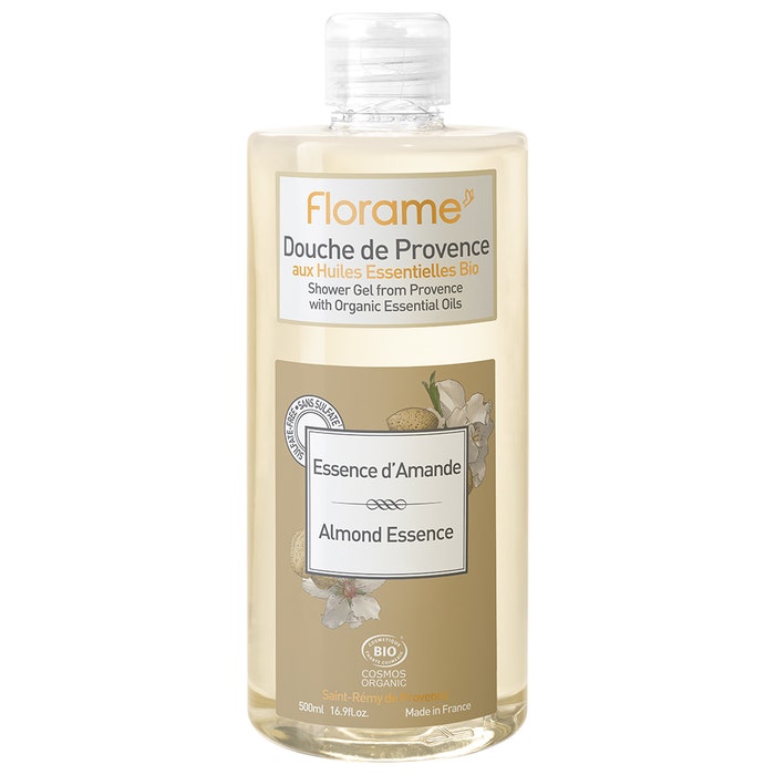 Gel doccia all'essenza di mandorla Bio di De Provence 500ml Florame