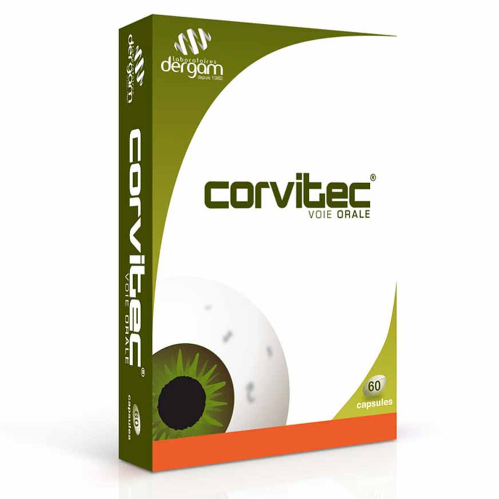 Dergam Corvitec Mosche dell'occhio 60 Capsule