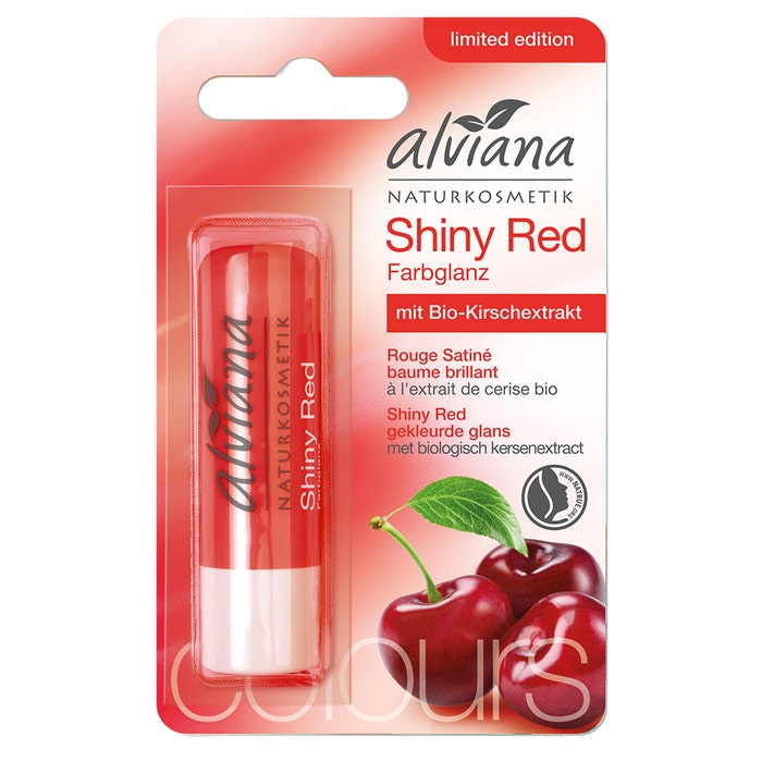 Balsamo per la luminosità Red con estratto di ciliegia biologico 4.5g Alviana
