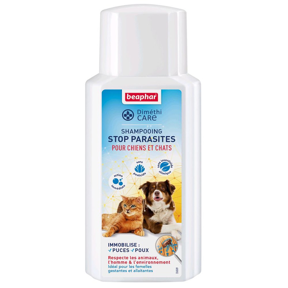 Beaphar Shampoo antiparassitario Dimethicare per Cane e Gatto 200 ml