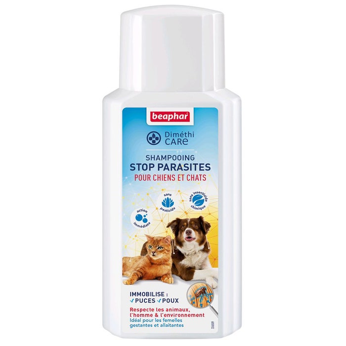 Shampoo antiparassitario Dimethicare per Cane e Gatto 200 ml Beaphar