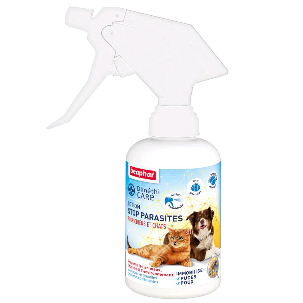 Beaphar Dimethicaire Stop Parasites Lozione per Cane e Gatto 250ml
