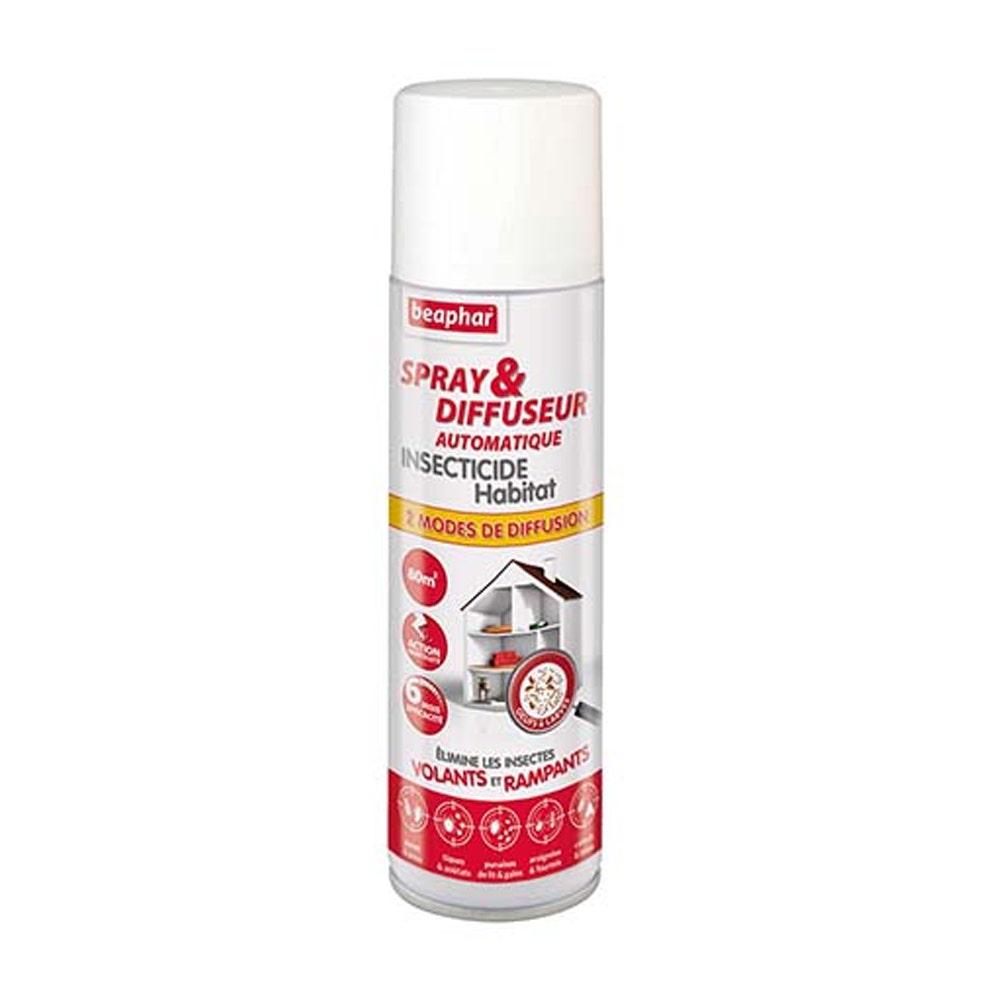Beaphar Spray insetticida e diffusore automatico Habitat 250ml