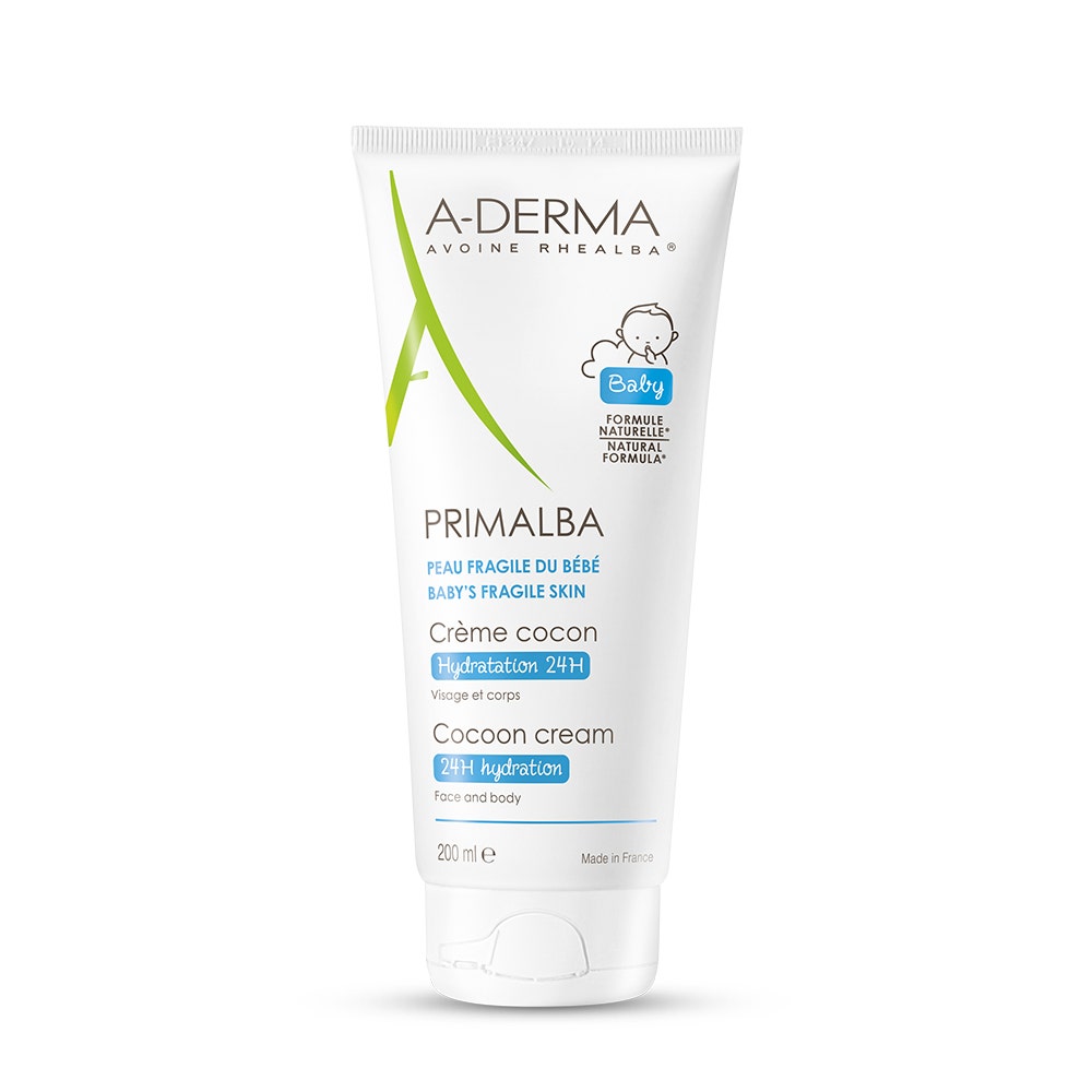 A-Derma Primalba Crema Cocon 24 ore d'idratazione PEAUX FRAGILES DU BEBE 200ml