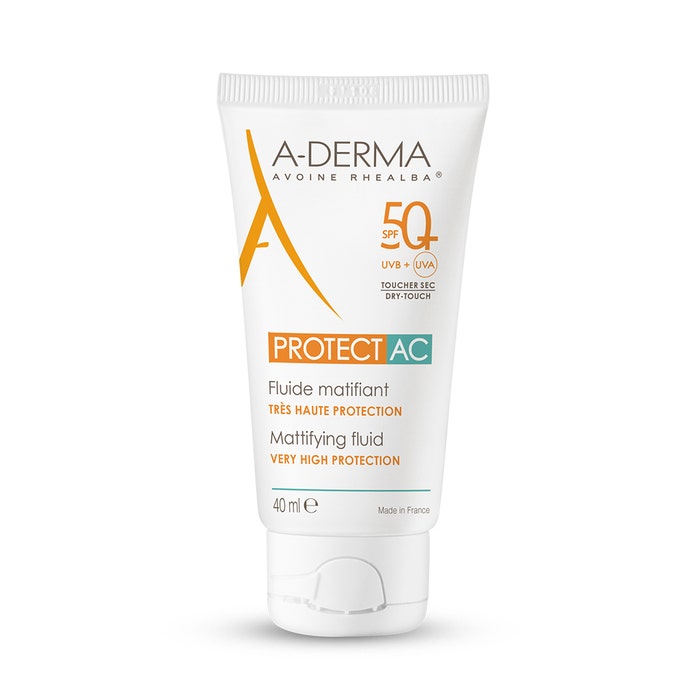 A-Derma Protect Fluido opacizzante ad altissima protezione Spf50+ 40 ml