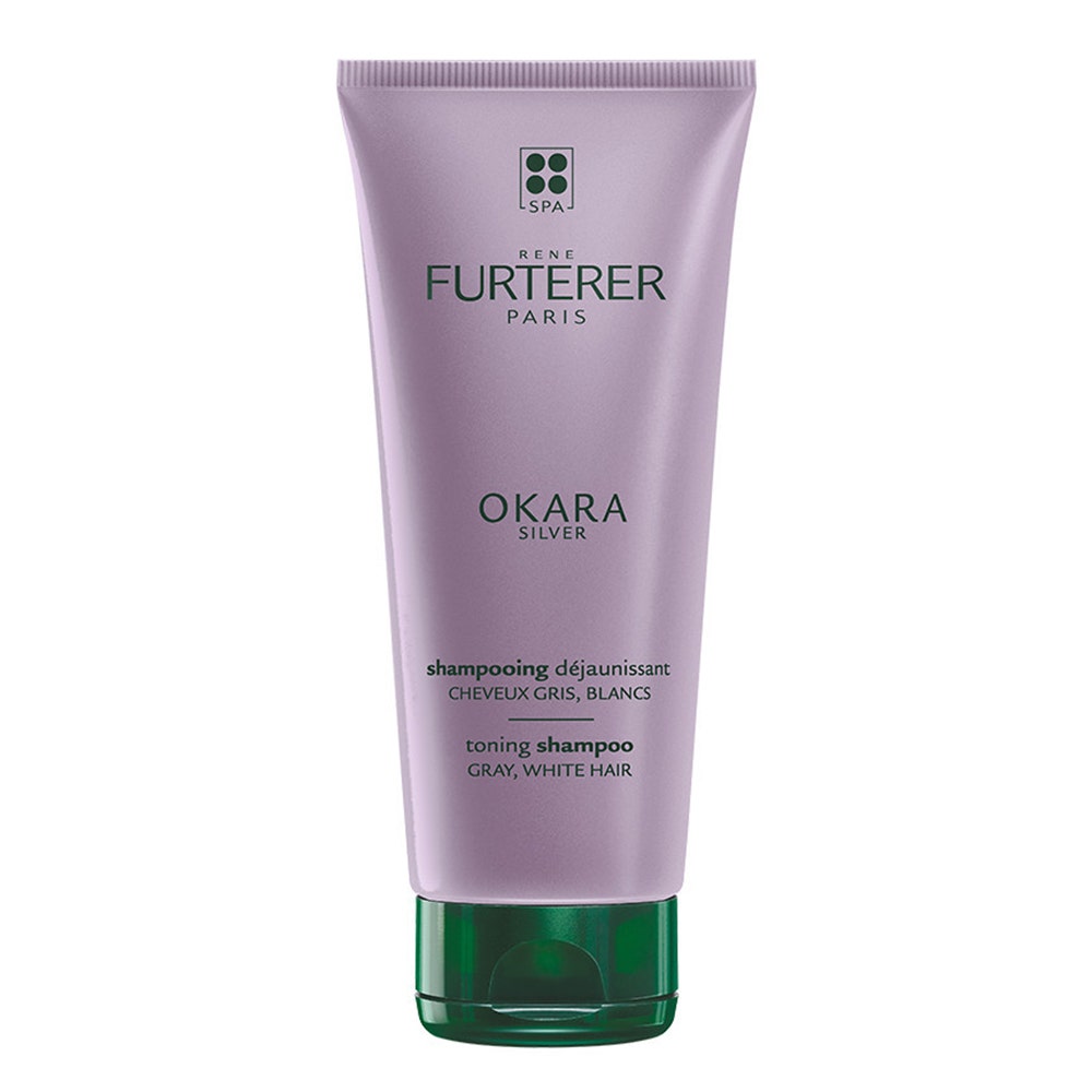 René Furterer Okara Shampoo Anti-ingiallimento Capelli Grigi, Bianchi e Biondo platino 200ml