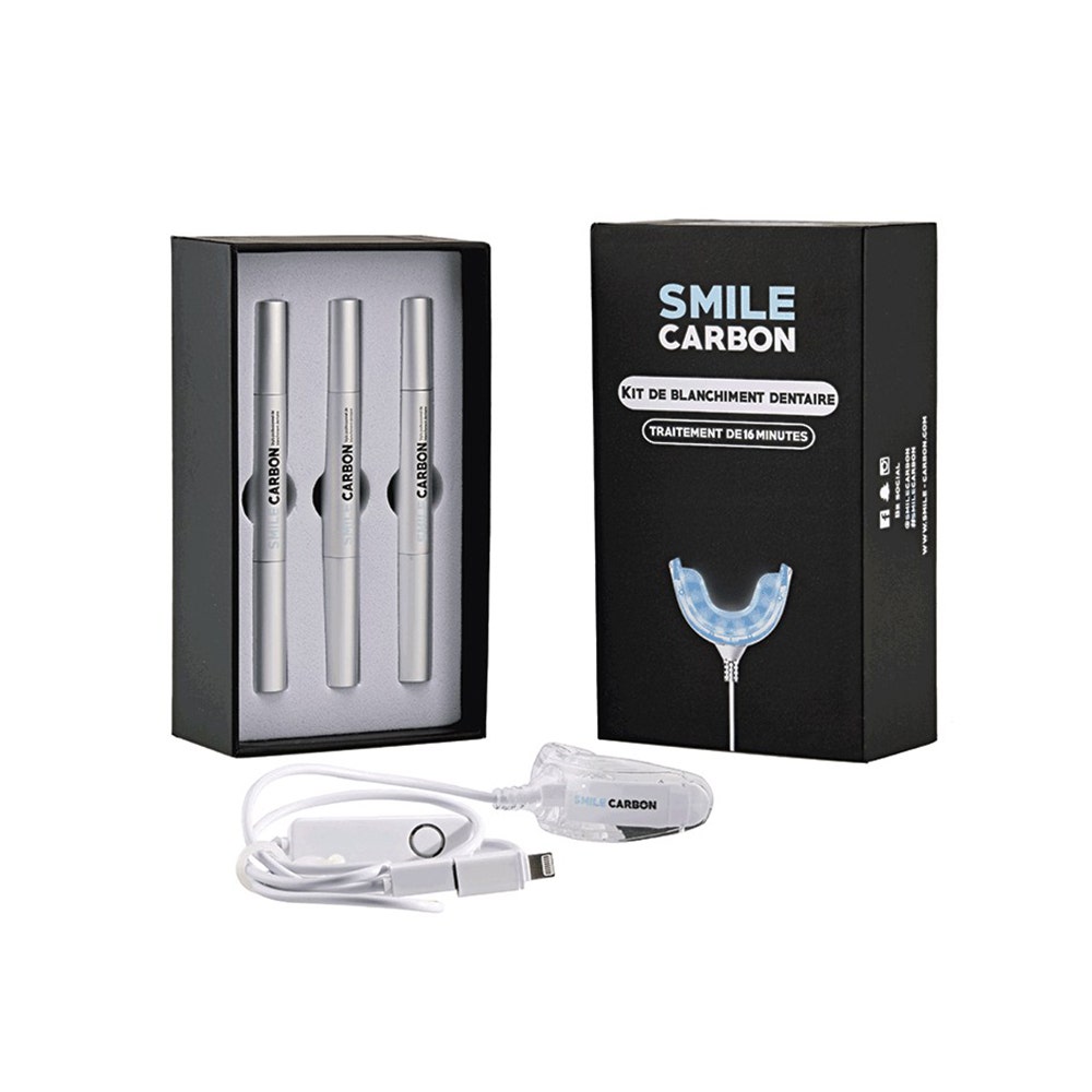 Smile Carbon Original Smile Carbon Kit Di Sbiancamento Dentale