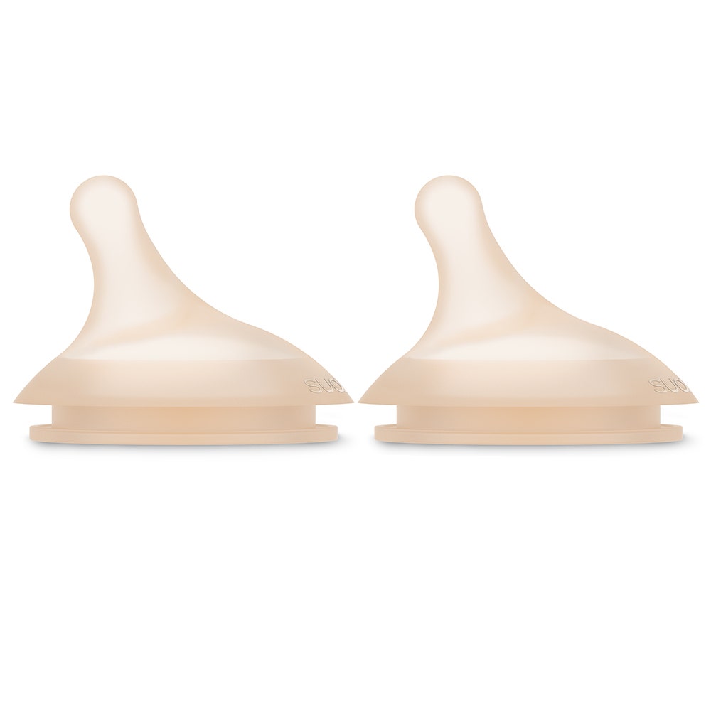 Suavinex Zero Zero Tettarelle per biberon anti-colica flusso M x2