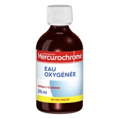 Mercurochrome Acqua ossigenata stabilizzata A 10 volumi 200 ml