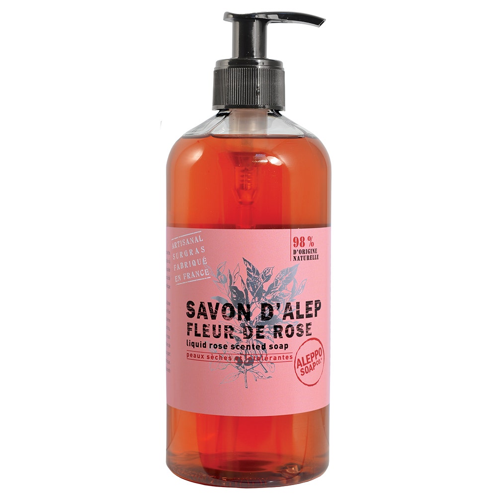 Tadé Sapone di aleppo liquido fiore di rosa 500ml