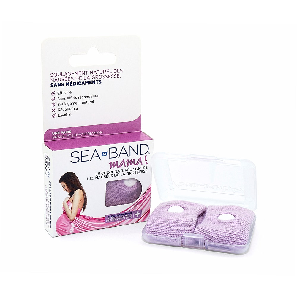 Seaband Bracciale di agopressione anti-nausea in gravidanza Mam x2