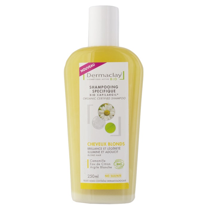 Shampoo specifico biologico Capilargil 250ml Capelli biondi Dermaclay