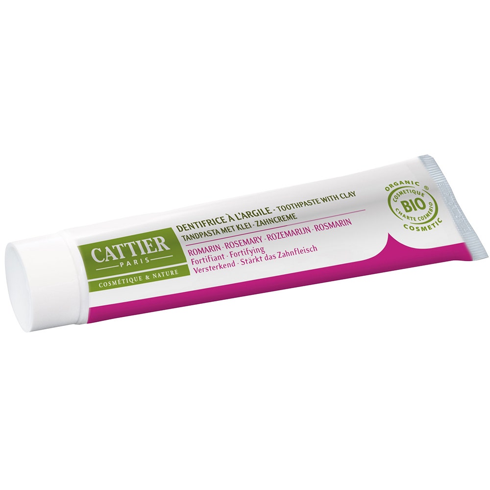 Cattier Dentifricio Rimineralizzante argilla e rosmarino bio 75ml