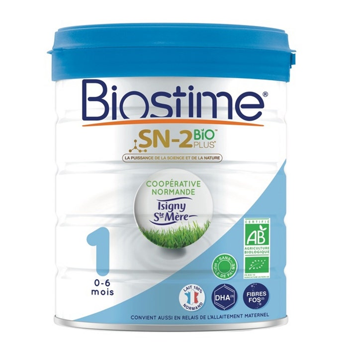Biostime Sn-2 Latte in polvere biologico Plus Da 0 a 6 mesi 800g