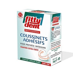 Fitty Dent Coussinets professionali Adhesifs Fissazione Extra Forte x15