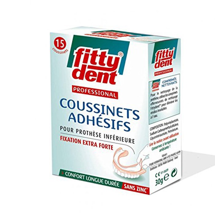Coussinets professionali Adhesifs Fissazione Extra Forte x15 Fitty Dent