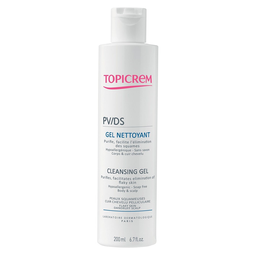 Topicrem PV/DS Gel detergente per pelle squamosa e forfora 200 ml