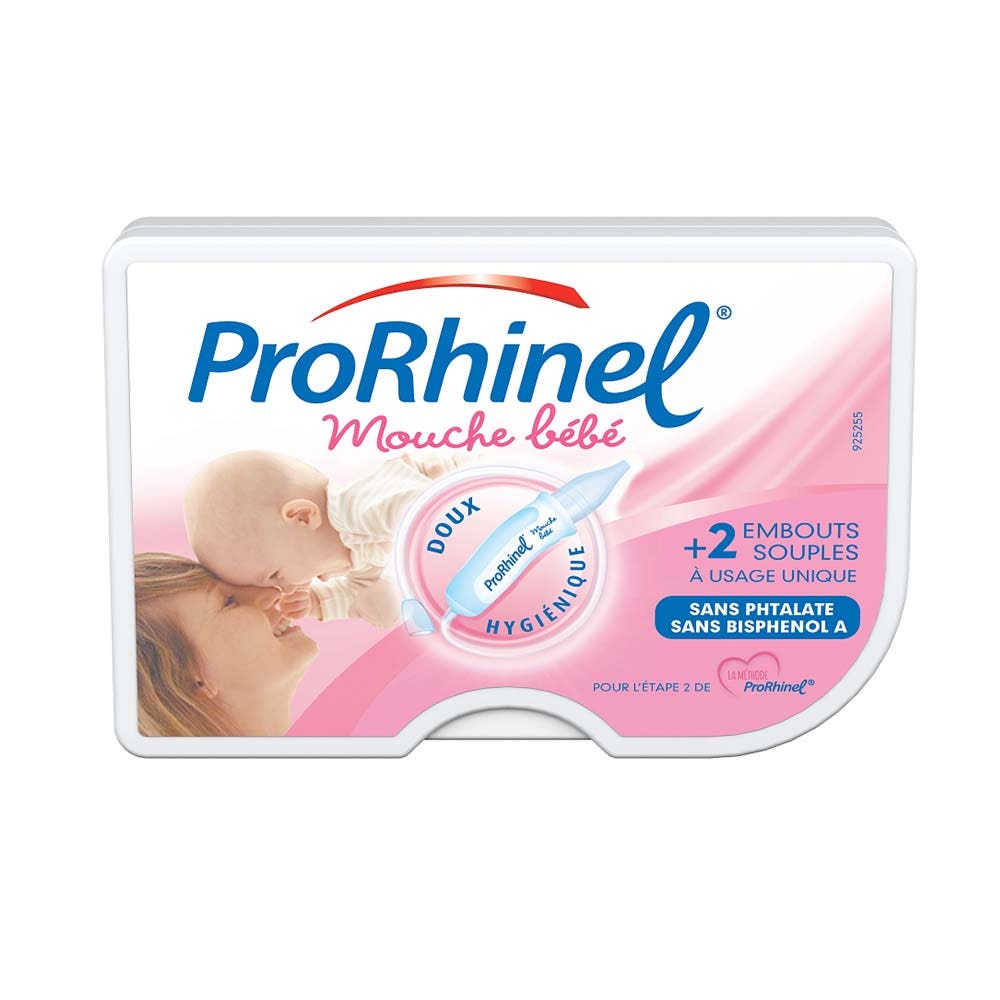 Prorhinel Moschettone ergonomico per bambini + 2 punte monouso