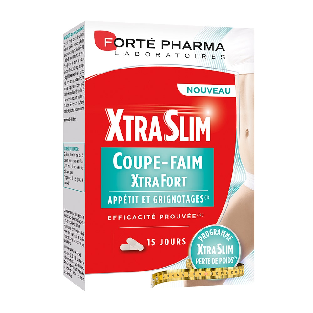 Forté Pharma XtraSlim Soppressore dell'Appetito arricchito con Konjac 60 Capsule