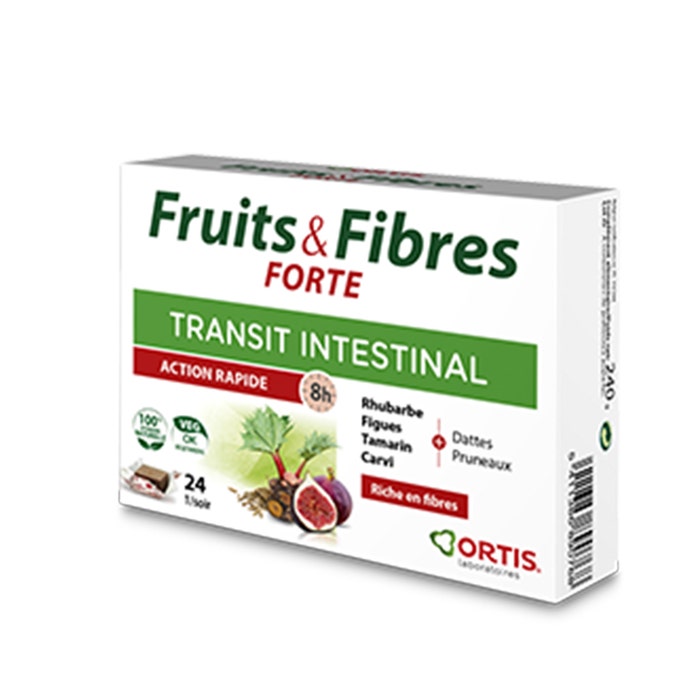Ortis Frutta e fibre Forte 24 Cubetti - Easypara