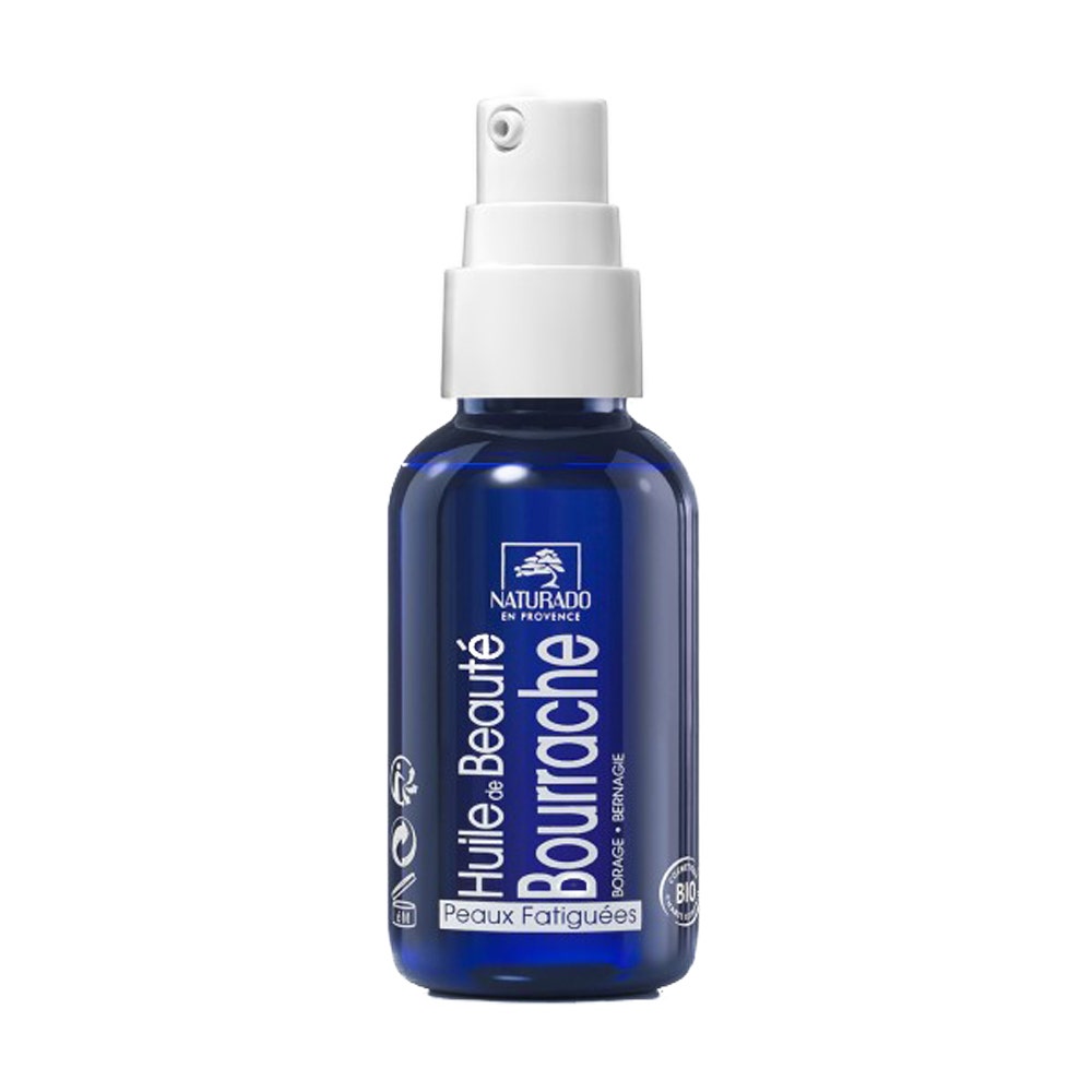 Naturado Oli di Bellezza di Borragine biologici per la pelle stanca 50 ml