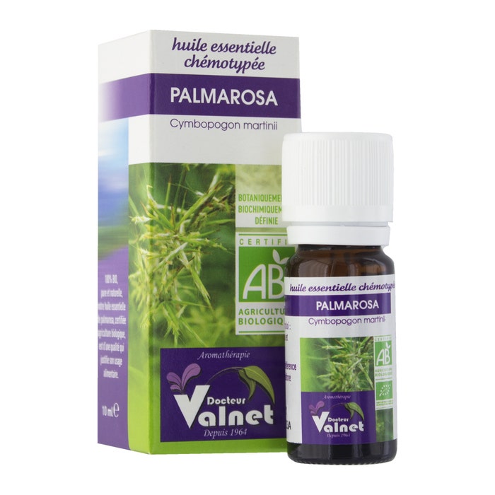 Olio essenziale di palmarosa biologico 10ml Dr. Valnet