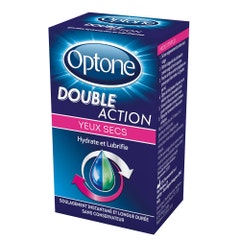 Optone Doppia Azione Occhi Secchi Idrata e Lubrifica 10 ml