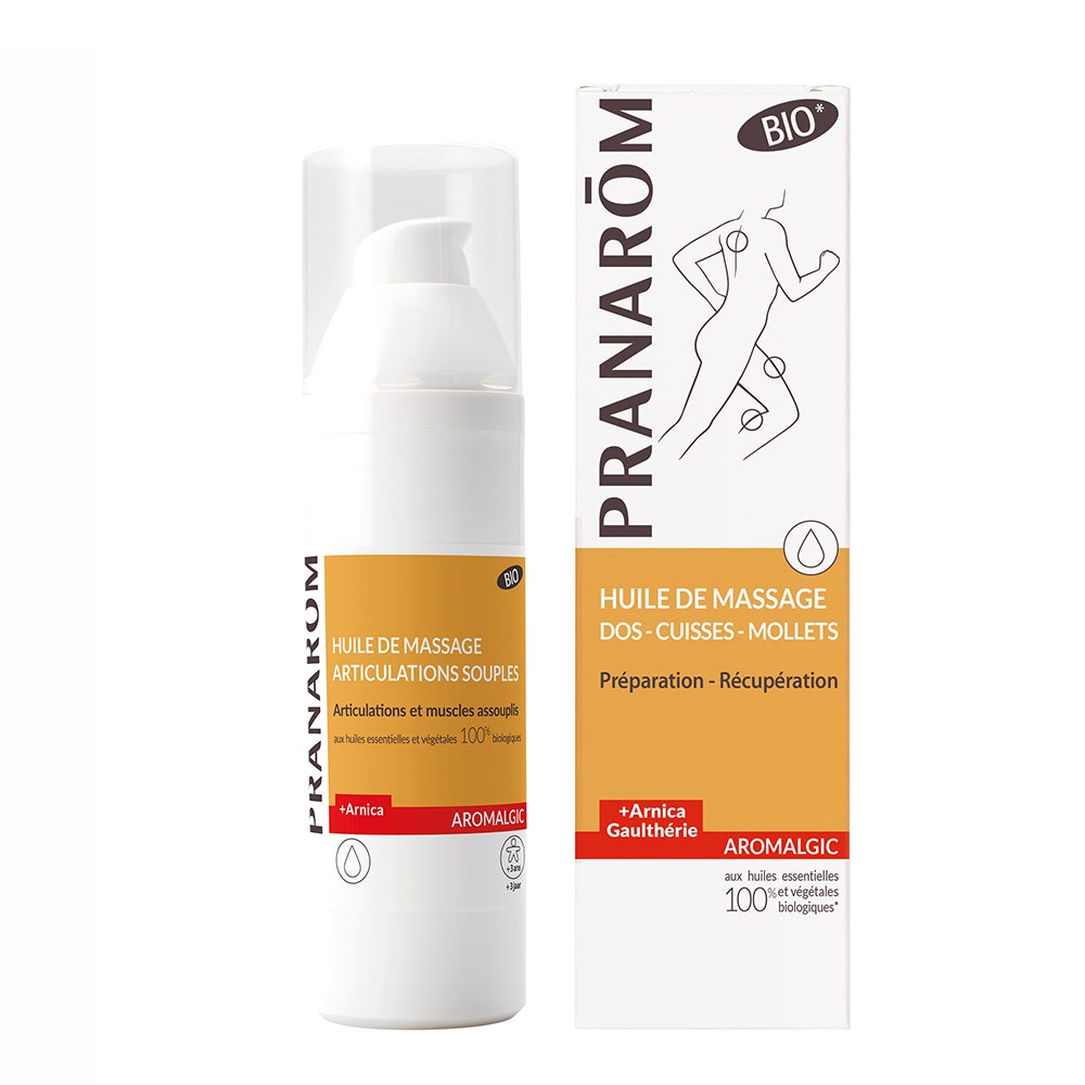 Pranarôm Aromalgic Olio per massaggi all'Arnica biologico 100ml
