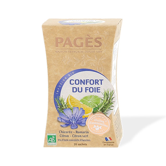 Infusion Comfort Liver Organic 20 Bustine Pagès