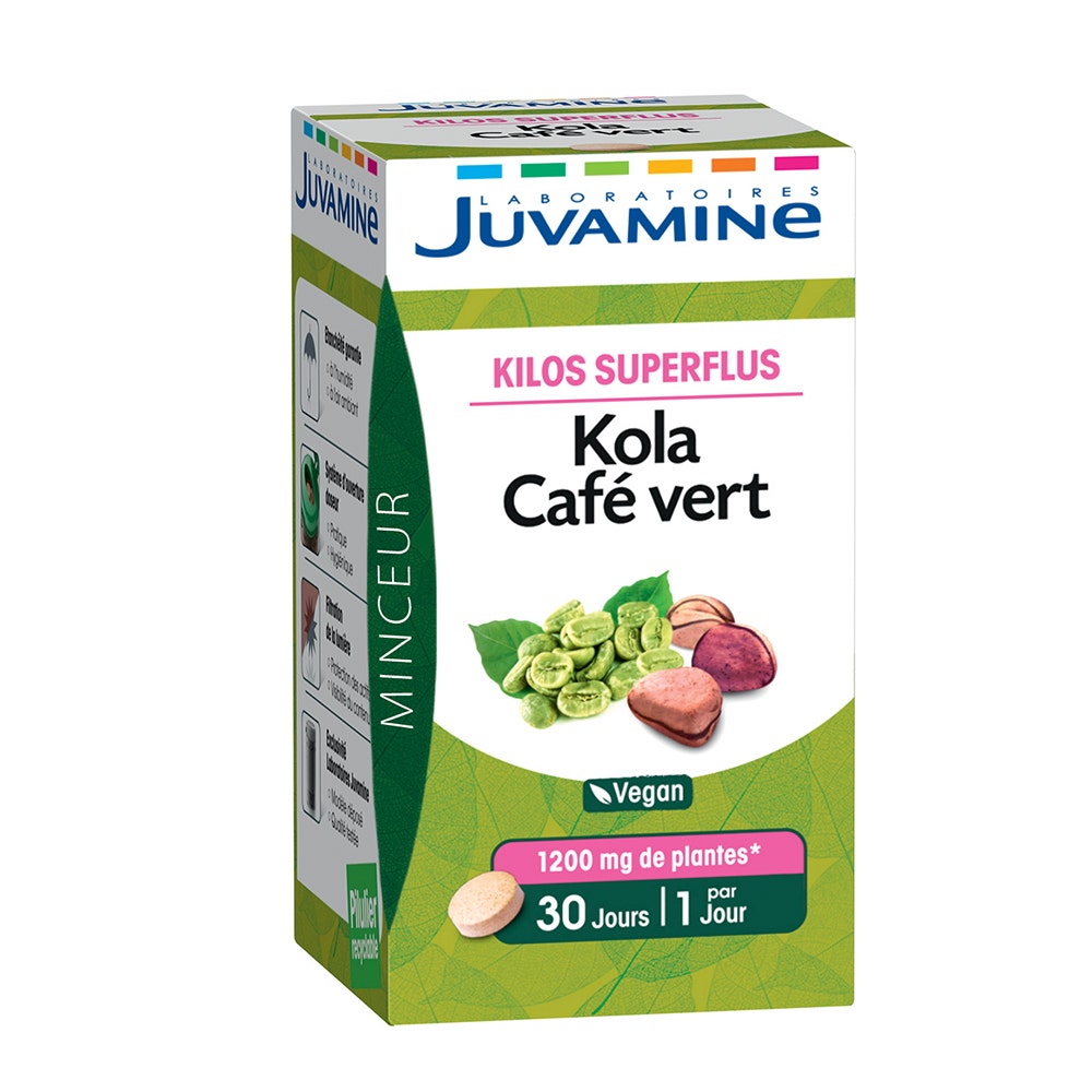 Juvamine Kola Caffè Verde 30 Compresse