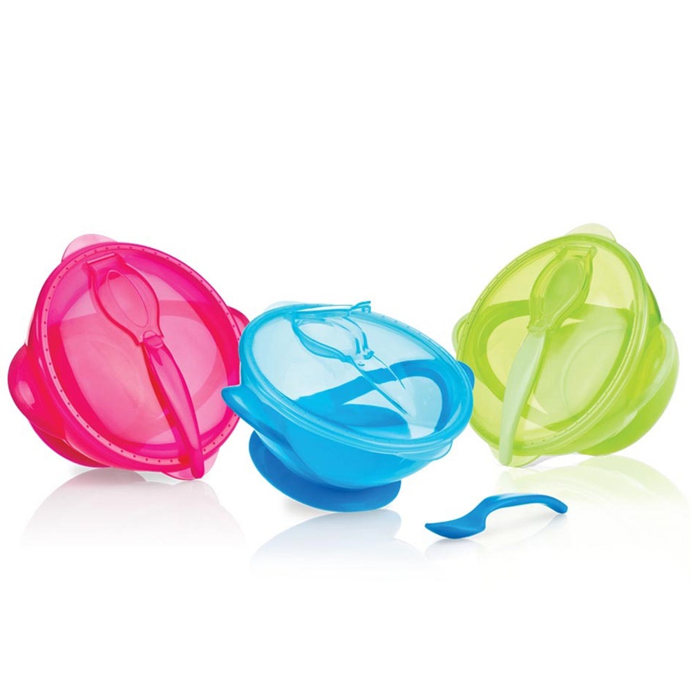 Nuby Ventosa con cucchiaio da 6 mesi in su