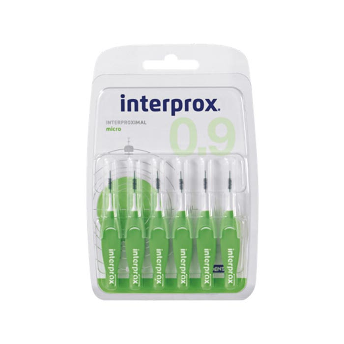 0,9 mm Micro spazzolini interdentali X6 Interprox