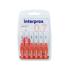 Interprox Spazzole interdentali Supermicro X6 da 0,7 mm