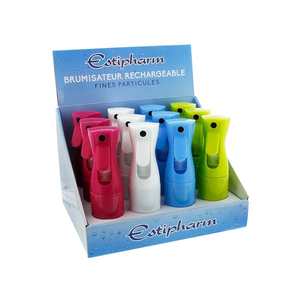 Estipharm Nebulizzatore automatico portatile ricaricabile senza pompa 200ml