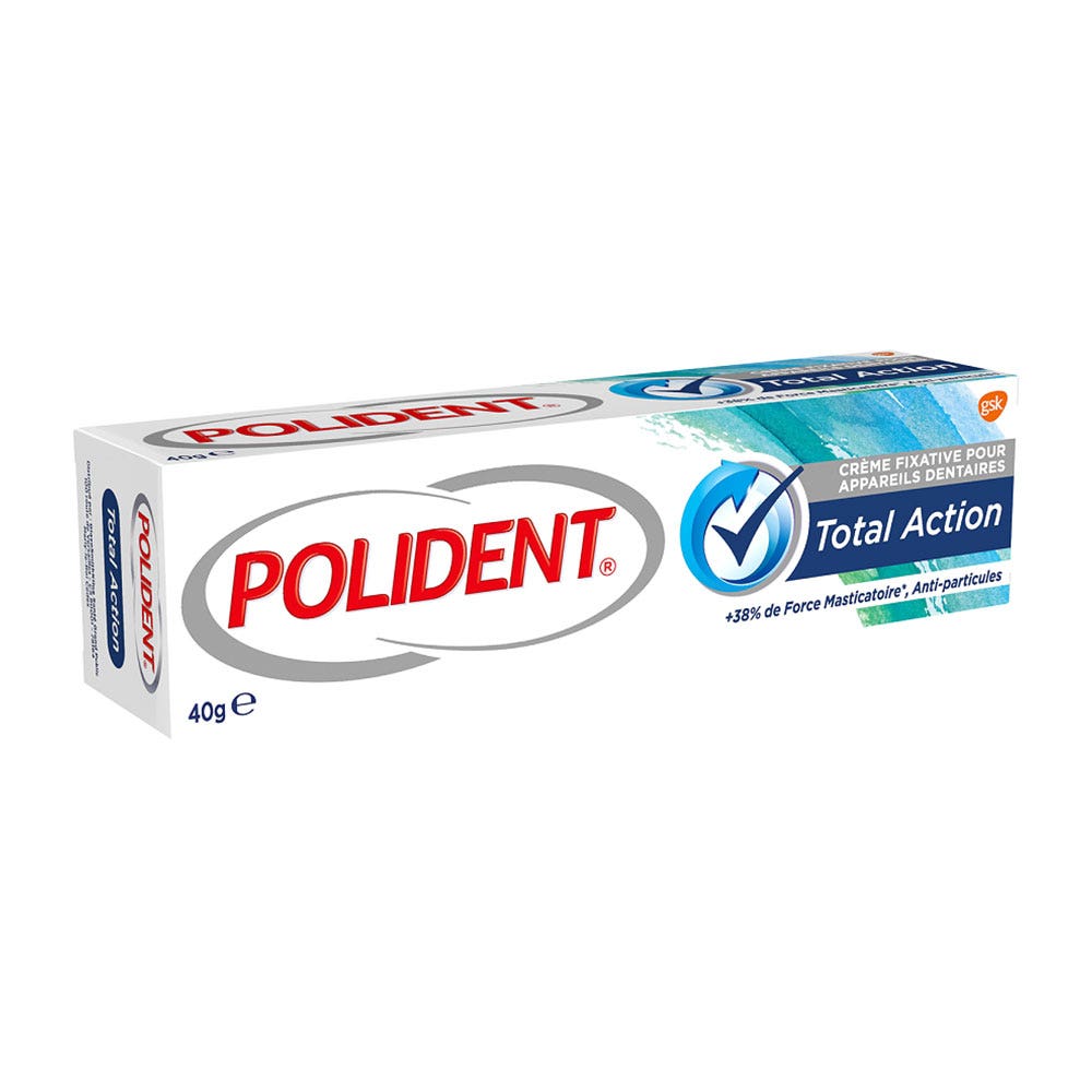 Polident Crema fissante dentale ad azione totale 40g