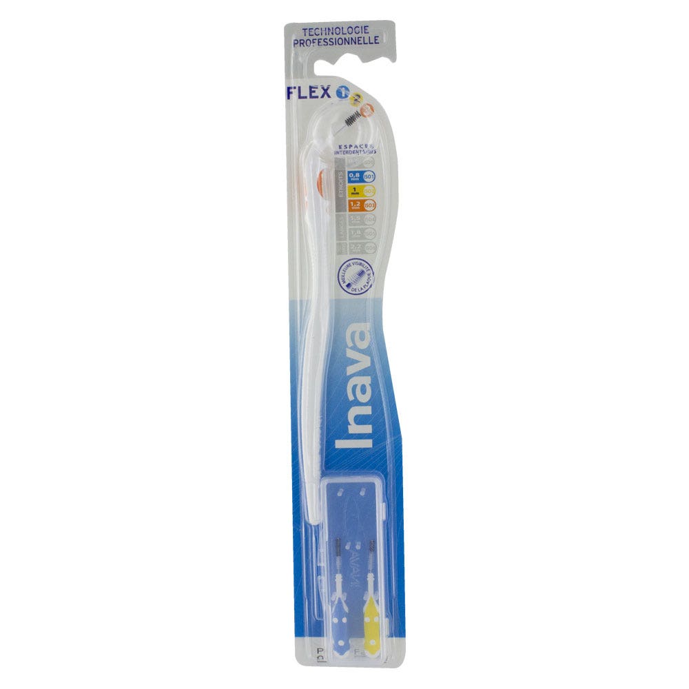 Inava Scovolino interdentale, manico lungo Flex