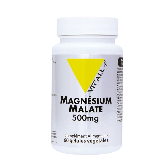 Magnesio malato 500 mg 60 capsule Vit'All+