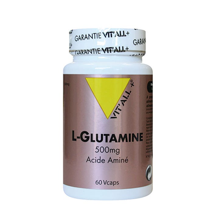 Vit'All+ L-Glutammina Aminoacido 500mg 60 capsule