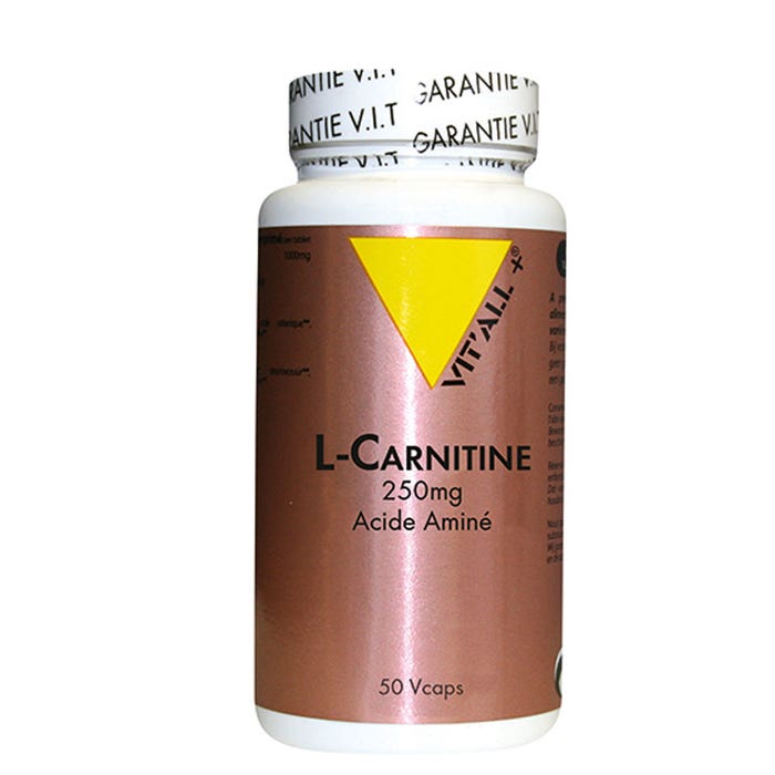Vit'All+ L-carnitina aminoacido 250 mg 50 capsule