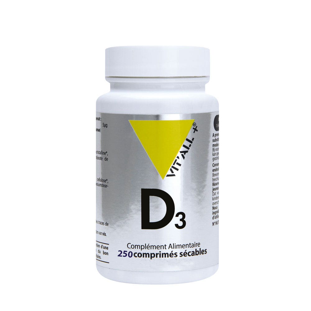 Vit'All+ Vitamine D3 20µg 250 compresse