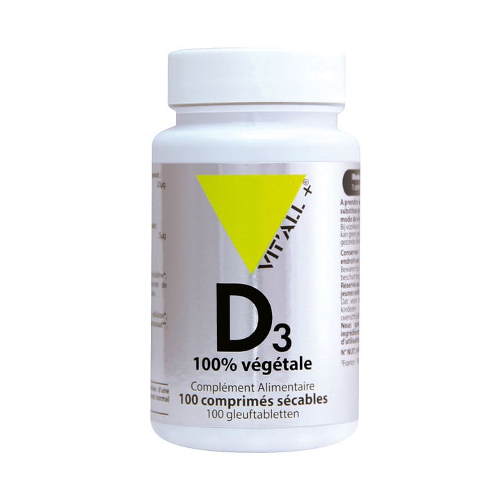 Vit'All+ Vitamine D3 Vegetale 100 compresse
