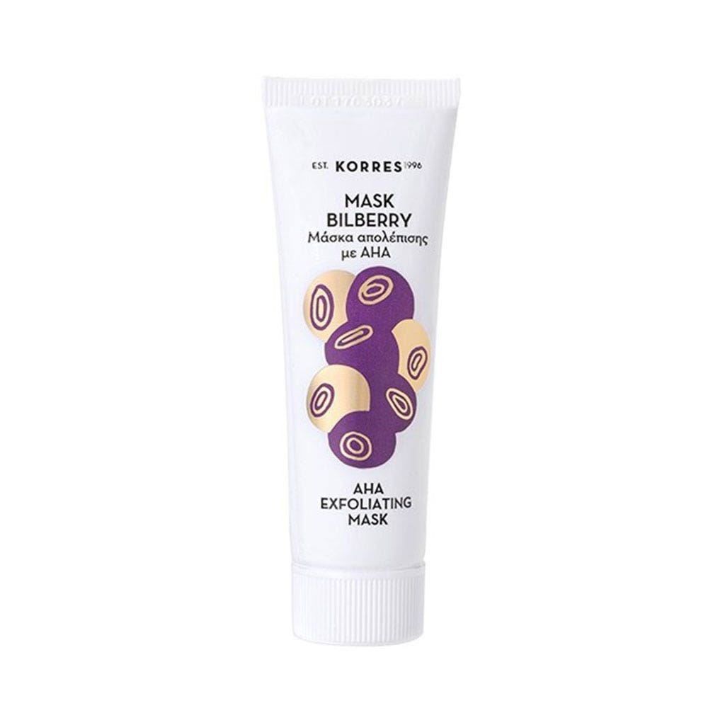 Korres Beauty Shots Maschera peeling agli AHA e al mirtillo 18 ml