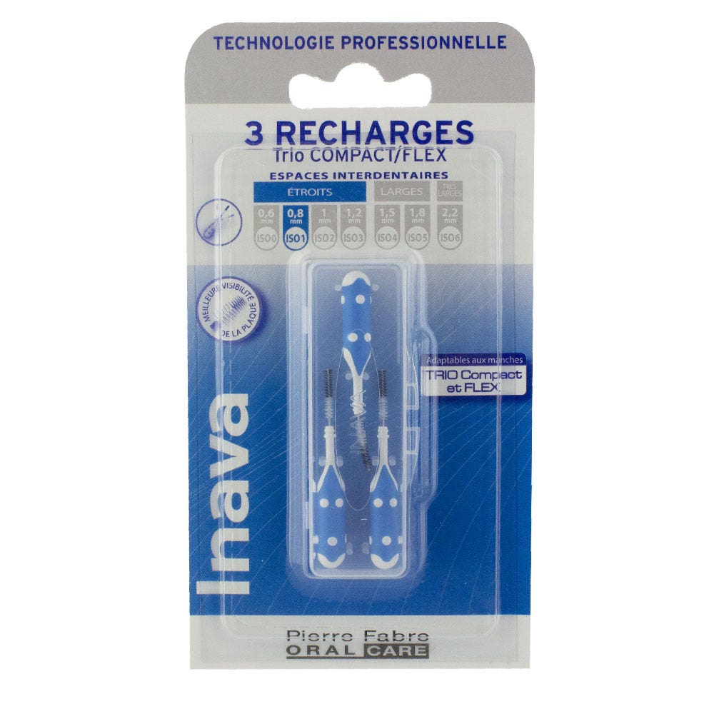 AngelCare, 180400 – 3n, 3 Ricariche, Blu
