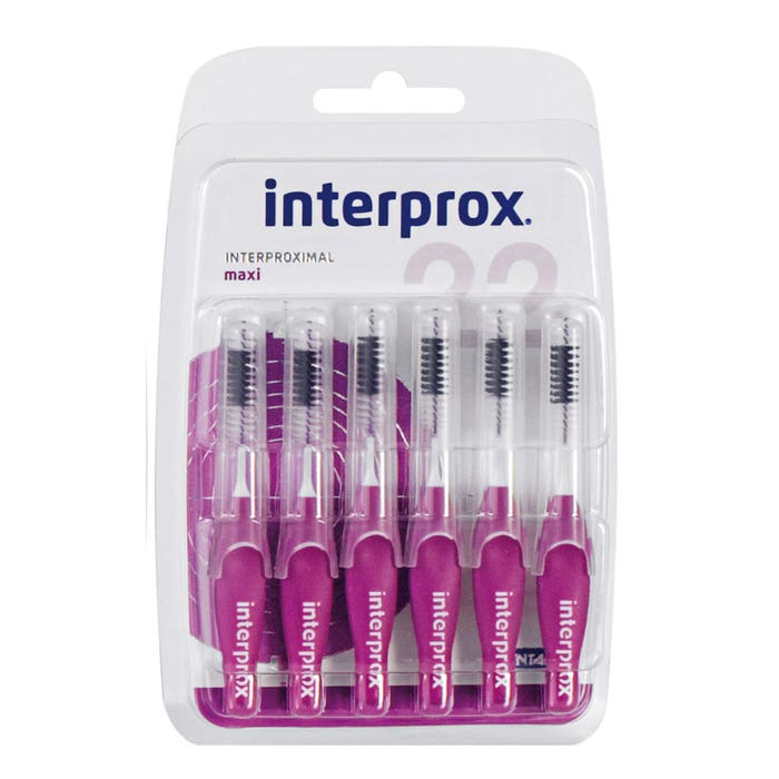 Maxi spazzolini interdentali 2,2 mm X6 Interprox
