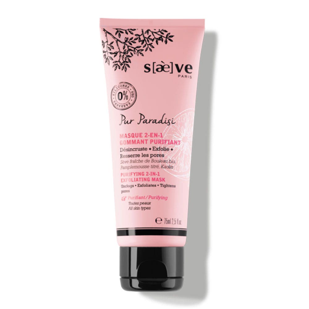Saeve [Pur Paradisi] 2 in 1 Maschera esfoliante purificante Pour tous 75ml