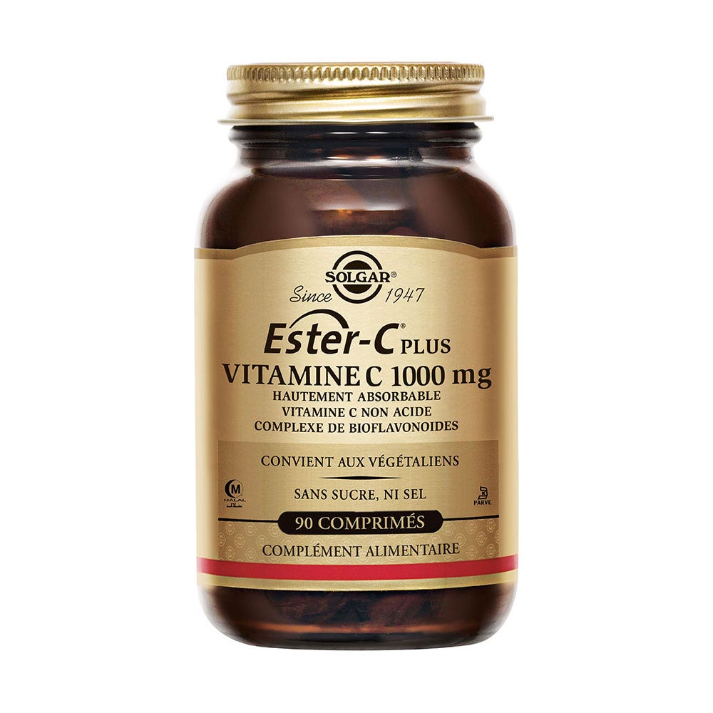 Solgar Ester C plus 1000 mg 1000mg 90 Comprimés