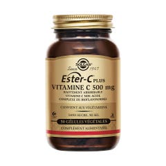 Solgar Ester-c Plus 50 Vitamine C in gel Défenses immunitaires 500 mg