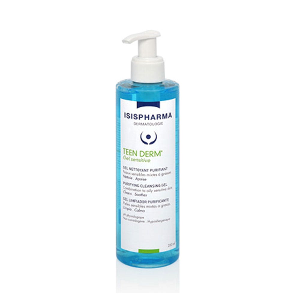 Isispharma Teen Derm Gel detergente purificante Pelle Sensitive Combinata Grassa 250ml